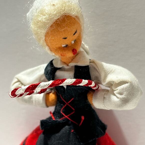 Vintage Fraulein felt doll made in Germany - Picture 3 of 11